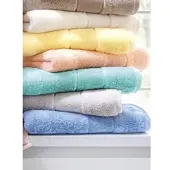 Cawö Gästehandtuch Noblesse2 Uni Sky (6er Set)