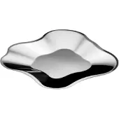 Iittala Dekoschale Alvar Aalto Edelstahl Silber 50 cm
