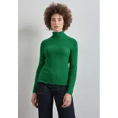 Street One Rollkragenpullover mit Rippstrick-Struktur