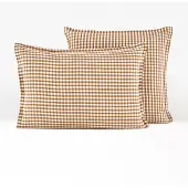 La redoute interieurs Kissenbezug Acélie Bronze, Gewaschenes Leinen