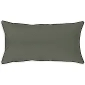 Curt Bauer Mako-Brokat-Damast-Kissenbezug einzeln Dessin 9008 AREZZO Farbe olive-3825 Größe 40x80 cm