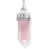 Thomas Sabo PE955-640-9 Ketten-Anhänger mit Rosenquarz-Kristall Silber