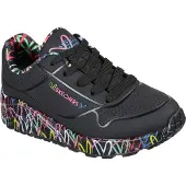 SKECHERS Sneaker "UNO LITE-LOVELY LUV", Schnürschuh mit bedruckter Sohle, Größenschablone zum Download