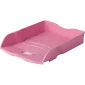 HAN Briefablage Re-Loop A4/C4 RC-Kunststoff stapelbar rosa Packung mit 6 Stück