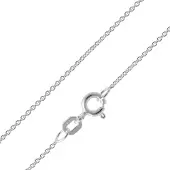 Trendor 15700 Feine Ankerkette 925 Silber Kette ohne Anhänger 1,1 mm