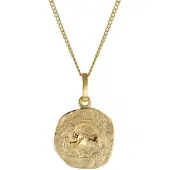 Trendor 15022-01 Kinder-Halskette mit Sternzeichen Steinbock 333/8K Gold