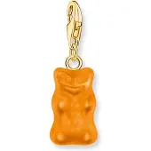 Thomas Sabo 2186-413-8 Charm Goldbären-Anhänger Orange vergoldet