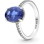 Pandora 190056C01 Damenring Silber Funkelnder Heiligenschein
