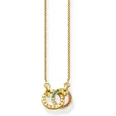 Thomas Sabo KE1488-996-7-L55v Damen-Kette Together Goldfarben Bunt