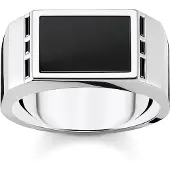 Thomas Sabo TR2387-027-11 Herrenring Silber/Schwarz