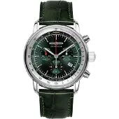 Zeppelin 8888-4 Herrenuhr LZ 14 Marine Chronograph Grün
