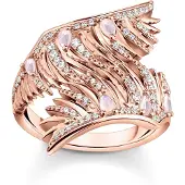 Thomas Sabo TR2409-323-9 Damenring Phönix-Flügel Roségoldfarben