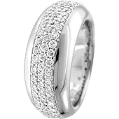 Trendor 64697 Damenring mit Zirkonia 925 Sterlingsilber