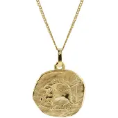 Trendor 41920-01 Halskette mit Sternzeichen Steinbock Gold 333/8K Ø 16 mm