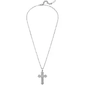 Police PEAGN0036501 Herrenkette mit Kreuz Stoneset Edelstahl