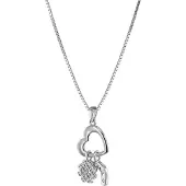 Trendor 75061 Halskette Glück & Liebe 925 Silber