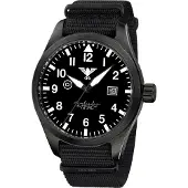 KHS AIRBSABLA.NB Herren-Automatikuhr Airleader Schwarz