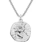 Trendor 08441-09 Sternzeichen Jungfrau mit Halskette 925 Silber Ø 16 mm
