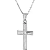 Trendor 68255 Halskette mit Kreuz 925 Silber 21 mm