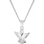 Trendor 68226 Kinder-Halskette mit Engel 925 Silber