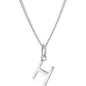 Trendor 15210-H Damen-Kette mit Buchstabe H Anhänger Silber 925
