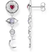 Thomas Sabo H2277-640-7 Silber-Ohrringe Ohrhänger für Damen Kosmische Talismane