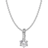 Trendor 15129 Damen-Kette 925 Silber mit Zirkonia