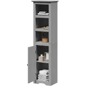 vidaXL Badschrank BODO Grau 44x30x160 cm