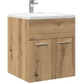 vidaXL Waschbeckenschrank Artisan-Eiche 41x38,5x46 Holzwerkstoff