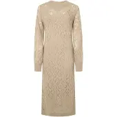 Pepe Jeans für Damen. PL953588 Hailey Kleid beige (XL), Lässig, Acryl, Langarm