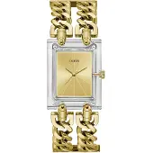 GUESS Mod Heavy Metal Damenuhr Golden Frau Golden One Size