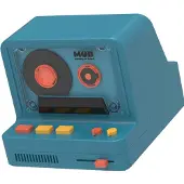 MOB , Bluetooth-Lautsprecher RS-80 Retro-Look Polaroid 5W, Blaugrün
