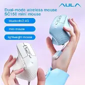 Aula SC150 2in1 Wireless + Wired mini mouse Pink