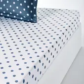 La redoute interieurs Getupftes Fixleintuch Clarisse, Flanell