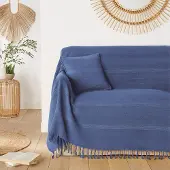 La redoute interieurs Baumwoll-decke Nedo Mit Fransen, Webmuster