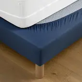 La redoute interieurs Bettüberwurf, Aus Baumwolljersey, Milbenabweisend, Max. Höhe 25 Cm