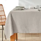 La redoute interieurs Tischdecke Victorine, Gewaschenes Leinen