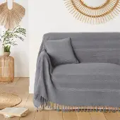 La redoute interieurs Baumwoll-decke Nedo Mit Fransen, Webmuster