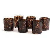 La redoute interieurs Set Von 6 Wassergläsern Aus Bernstein Glas, Fauvita