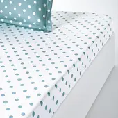 La redoute interieurs Getupftes Fixleintuch Clarisse, Flanell