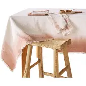 AM.PM Leinentischdecke Sunrise Mit Tie-dye-muster