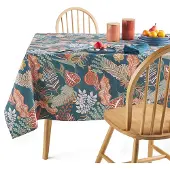 La redoute interieurs Bedruckte Tischdecke Tropic, Polybaumwolle, Anti-flecken