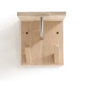 La redoute interieurs Wandgarderobe Slofia Mit 2 Haken, Eiche Hell