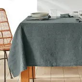 La redoute interieurs Tischdecke Victorine, Gewaschenes Leinen 170 x 170 cm