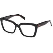 Emilio Pucci Damen EP5224 001 Rahmen von BRILLEN Acetat Schwarz Quadratisch Normal
