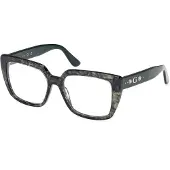 GUESS Damen GU50174 098 Rahmen von BRILLEN Acetat Grün Quadratisch Normal
