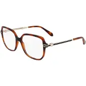 Ferragamo SF3012 Damen-Brille inkl. Gläser Vollrand Eckig Acetat-Gestell 53/16/140, braun