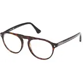 Web Herren WE5429 55 Rahmen von BRILLEN Acetat Havanna Rund Normal