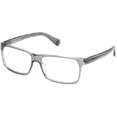 Timberland TB50035 Unisex-Brille inkl. Gläser Vollrand Eckig Acetat-Gestell 61/16/150, grau
