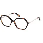 GUESS Damen GU50149 052 Rahmen von BRILLEN Acetat Havanna Geometrisch Normal